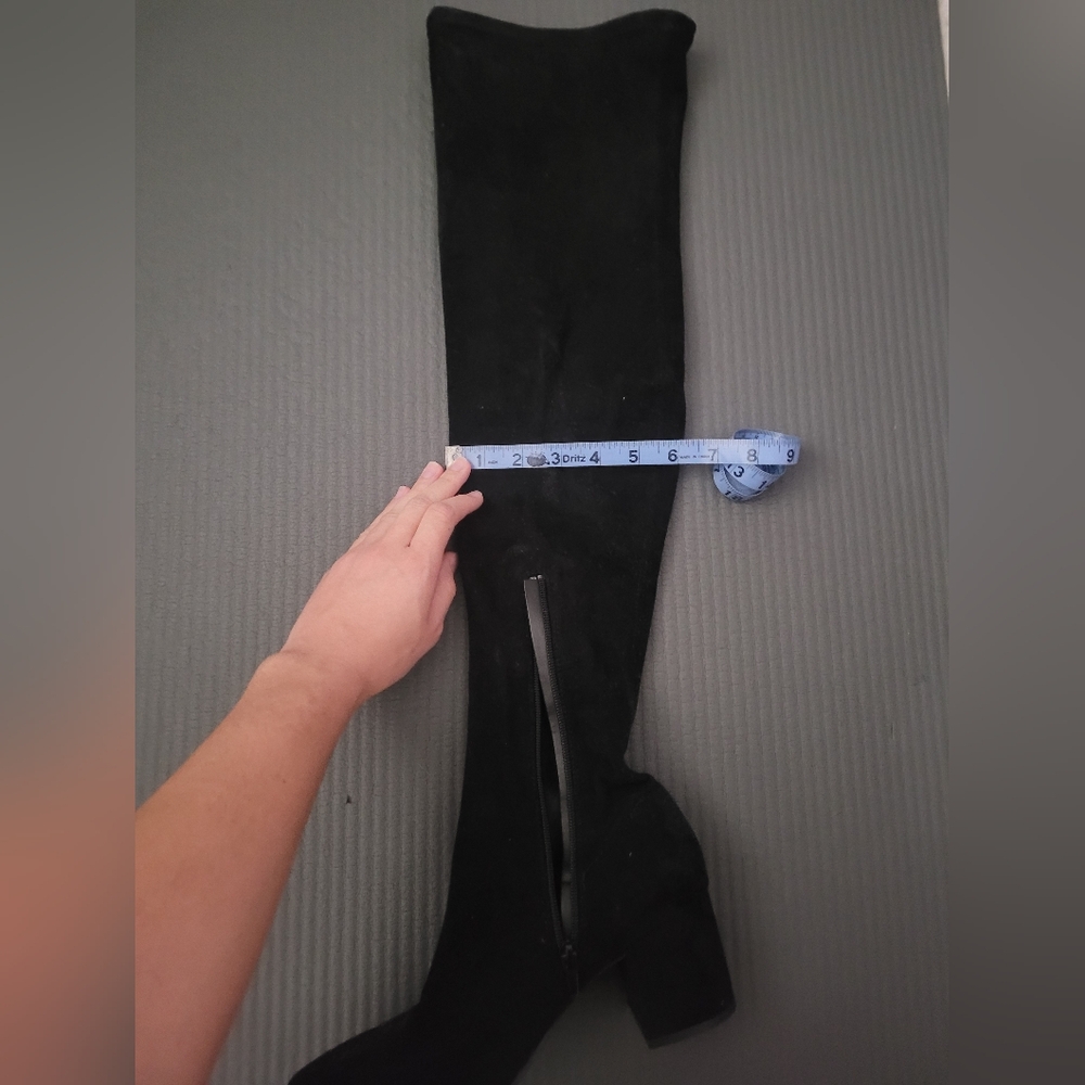 Urban Outfitters Black Over the Knee Boots - Picture 6 of 7